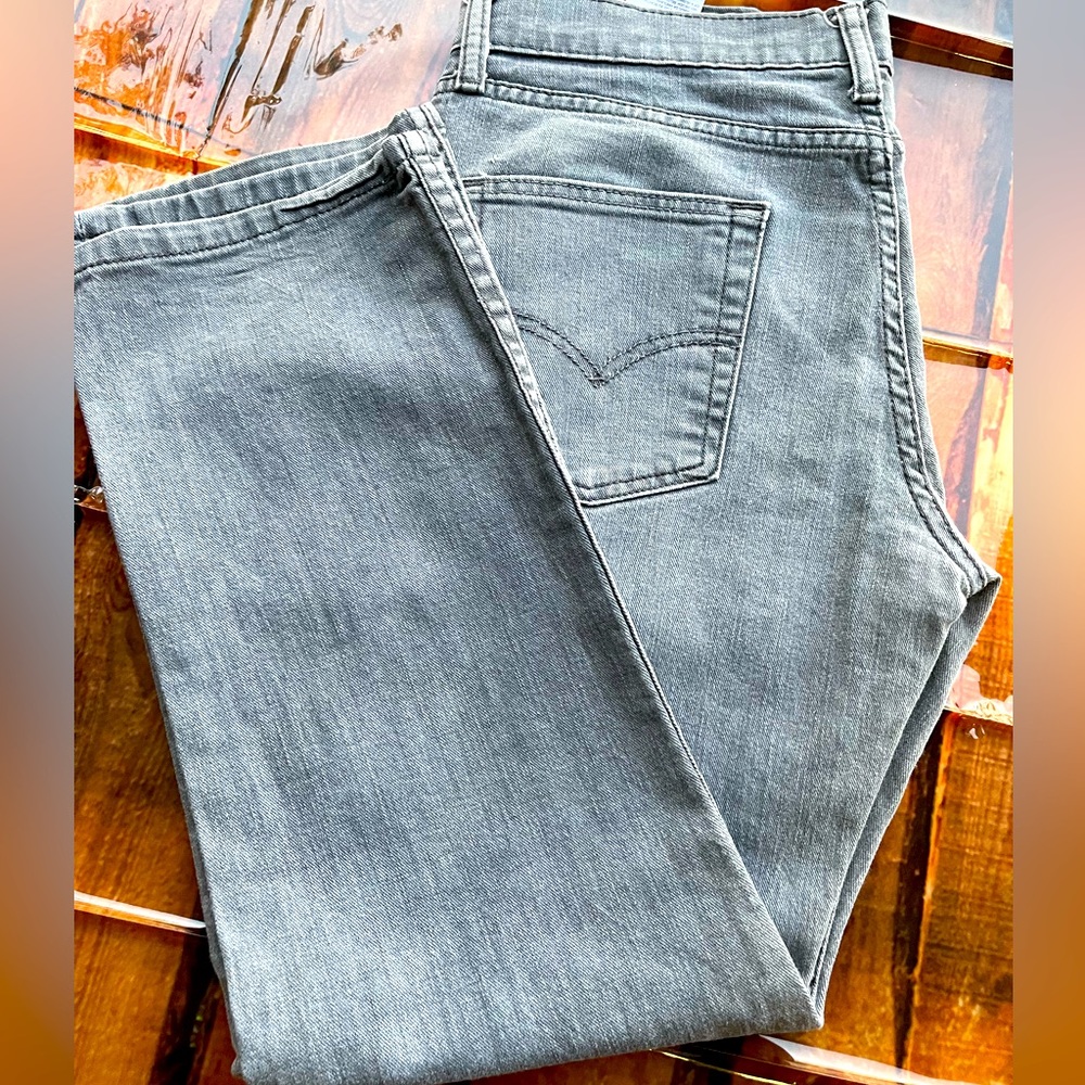 Levi’s Mens Jeans 514 Grey Size W34 L30